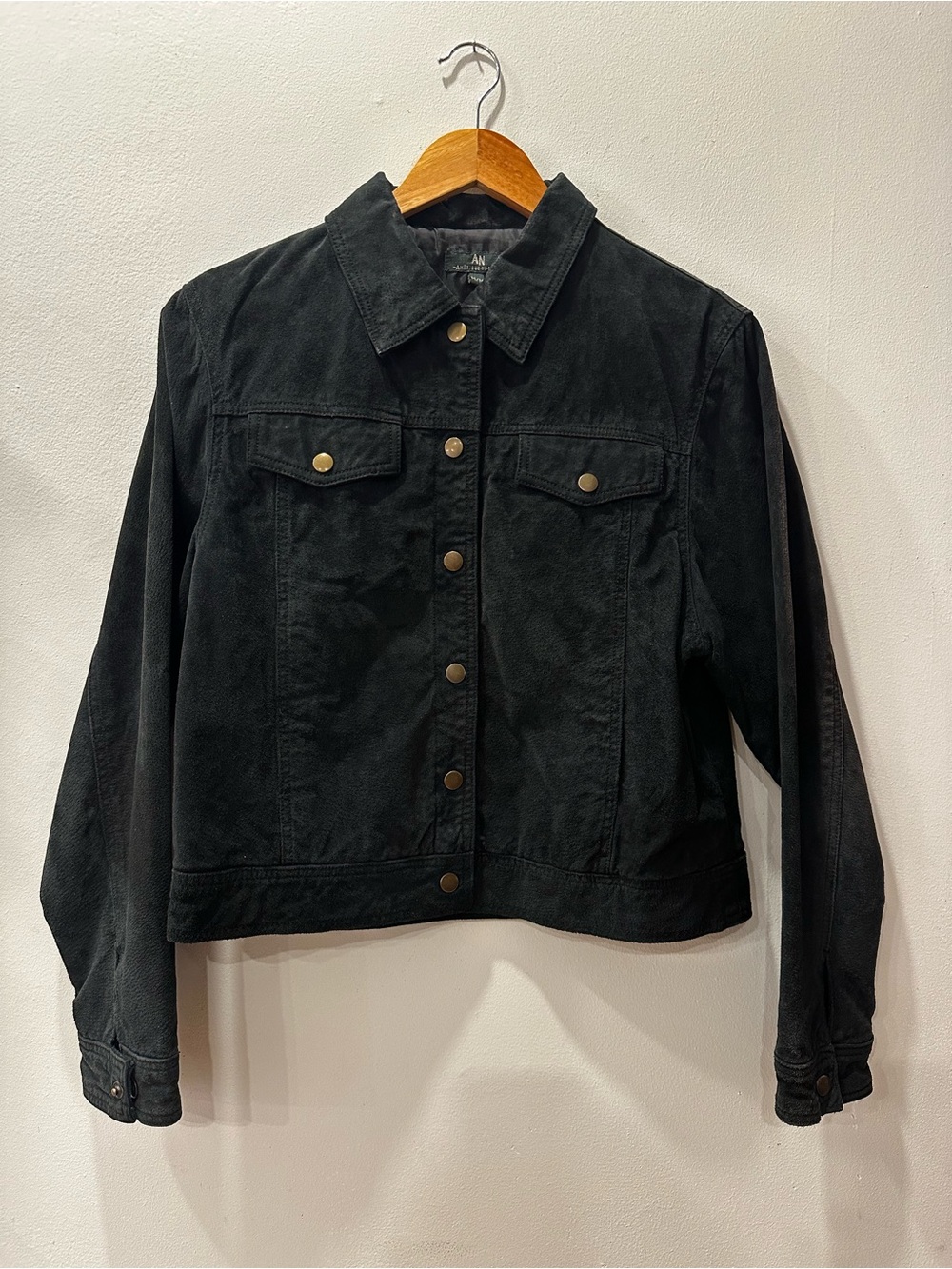 Amerique du Nord Vintage Black Suede Jacket